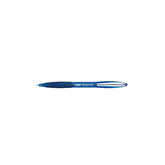 Esferográfica BIC Atlantis Soft BallPoint Retrátil Azul 1mm - Escrita Suave e Confortável | bluepixel.pt