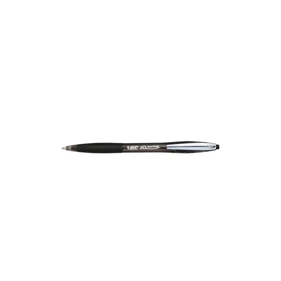 Esferográfica BIC Atlantis Soft BallPoint Retrátil Preto 1mm | Loja BluePixel