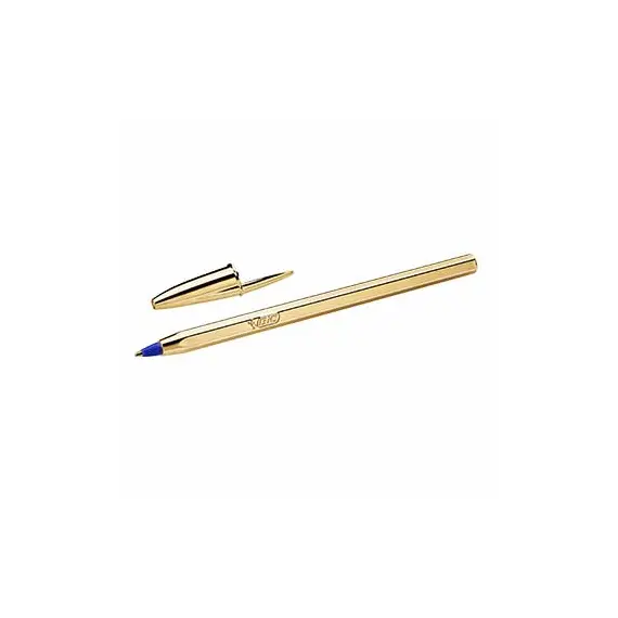 Esferográfica BIC Edição Especial Azul 1mm Dourado - Pack 20 | Loja BluePixel