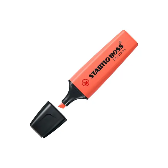Marcador Fluorescente Stabilo 70/140 Coral Pastel 10un - Cores Vibrantes e Duradouras