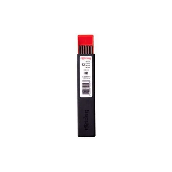Lápis de Grafite Rotring Minas 2mm HB - Pack de 12 Unidades | Loja BluePixel