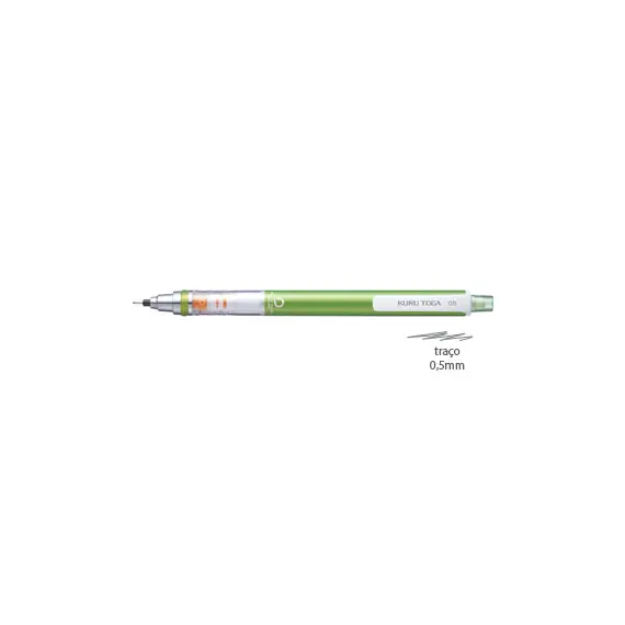 Lapiseira UNI Kurotoga M5-450T 0,5mm Verde | Ferramenta de Escrita de Alta Precisão na bluepixel.pt