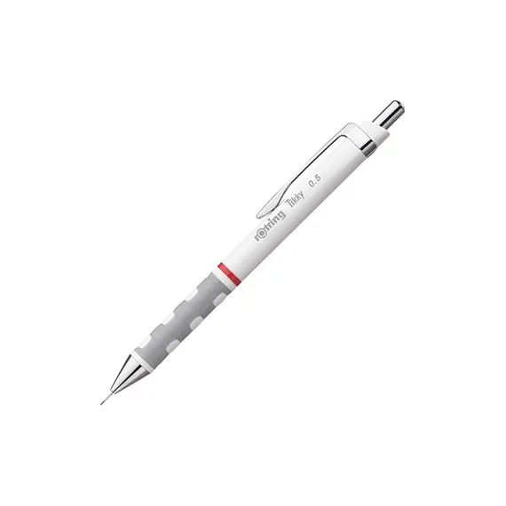 Lapiseira Rotring Tikky II 0,5mm Branca - Precisão e Conforto na Escrita | bluepixel.pt