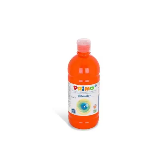 Guache Pintura Dedos Primo 750ml Laranja | Material artístico infantil na bluepixel.pt