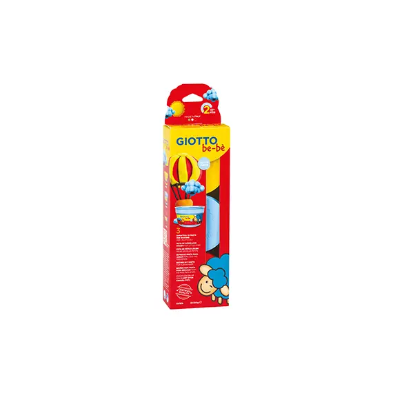 Pasta Modelar 3 Cores GIOTTO BE-BE 3x100g - Diversão Criativa para Crianças