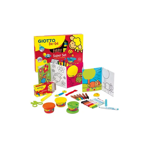 Conjunto Giotto Be-Be para Colorir e Modelar | Brinquedos Criativos para Crianças