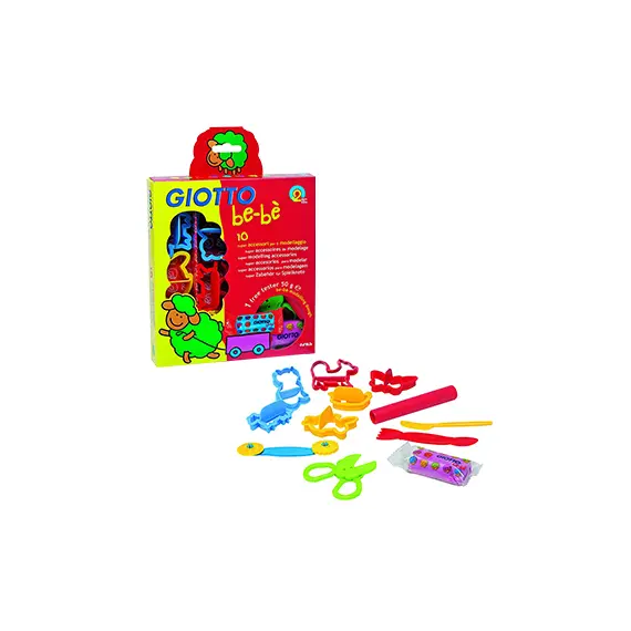 Conjunto Giotto Be-Be Pasta para Jogar 10un + Acessórios | Loja BluePixel.pt