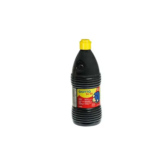 Guache Líquido Giotto Be-Be 1L Preto | Tinta para Pintura Infantil e Escolar