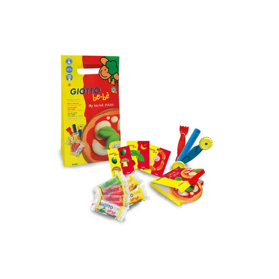Conjunto Giotto Be-Be Set Brinca e cria Pizza | Brinquedos Criativos para Crianças