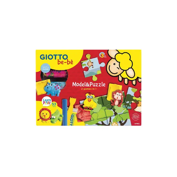 Conjunto Giotto Be-Be Model Puzzle - Brinquedo Educativo para Crianças | bluepixel.pt