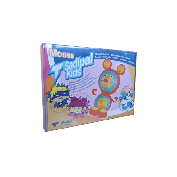 Kit Montagem Cartão Sadipal Kids Mouse | Brinquedo Educativo para Crianças | Sadipal