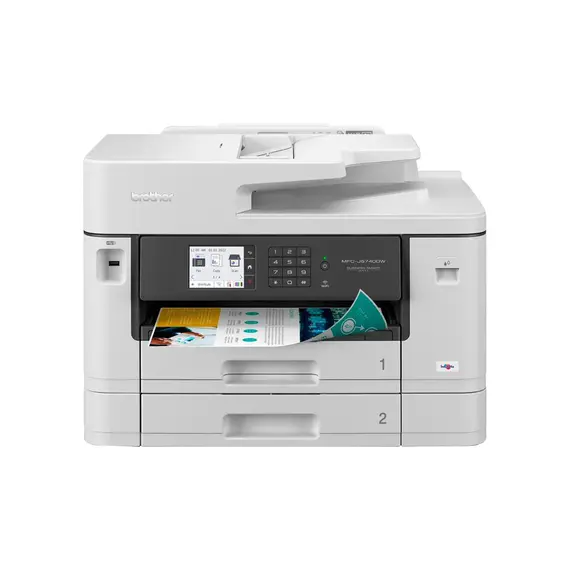 Impressora Multifuncional Brother MFC-J5740DW com Tinta Profissional - Impressão A4/A3
