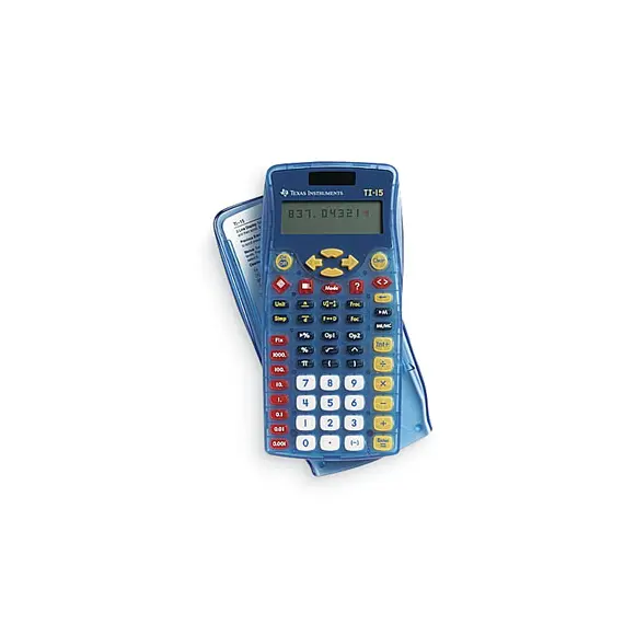 Calculadora Gráfica Texas TI 15em | Ferramenta Educativa Avançada na bluepixel.pt