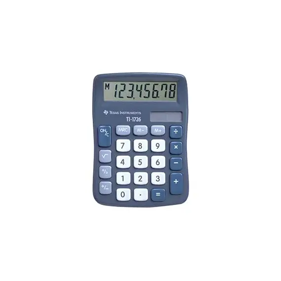 Calculadora Secretária Texas TI 1726 - 8 Dígitos | Loja BluePixel