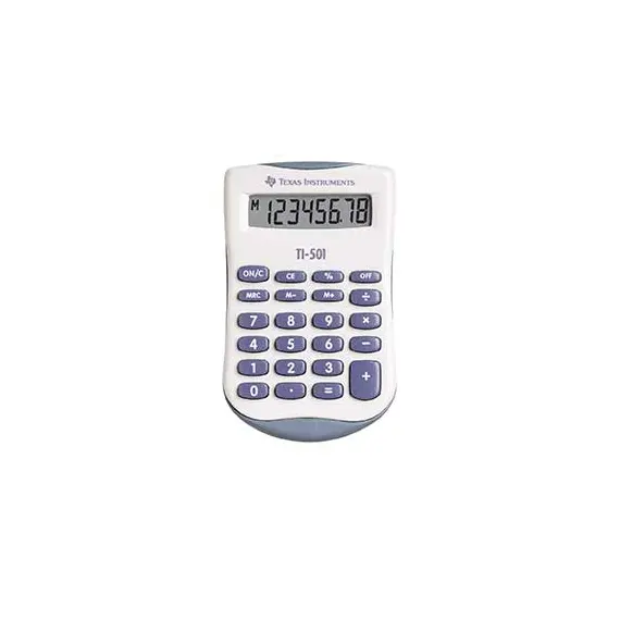 Calculadora Secretária Texas TI 501 8 Dígitos | Compra Online na bluepixel.pt