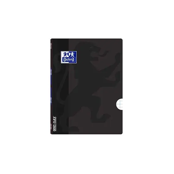 Caderno Agrafado Oxford Openflex A4 Quadriculado Preto 48 Folhas | Loja BluePixel