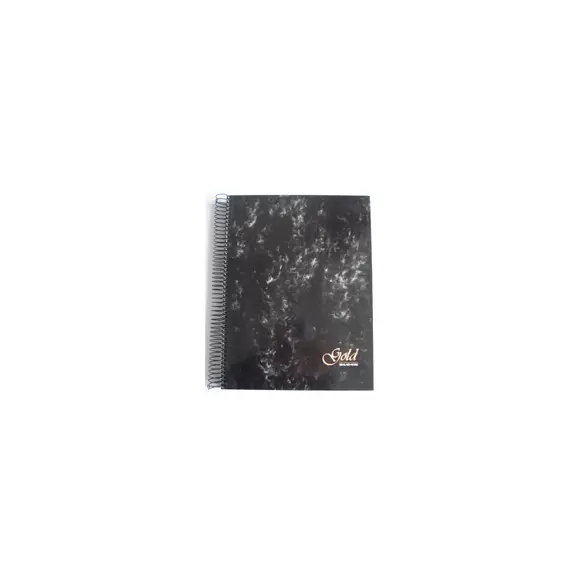 Caderno Espiral A4 Quadriculado Gold Block NEUTRAL | Material Escolar de Qualidade