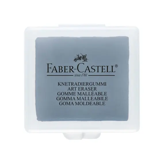 Borracha Pão Maleável Faber-Castell com Caixa Plástica | Material de Desenho de Qualidade