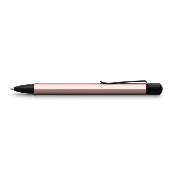 Esferográfica Hexo Faber-Castell Alumínio Rosa com Estojo | Loja BluePixel.pt