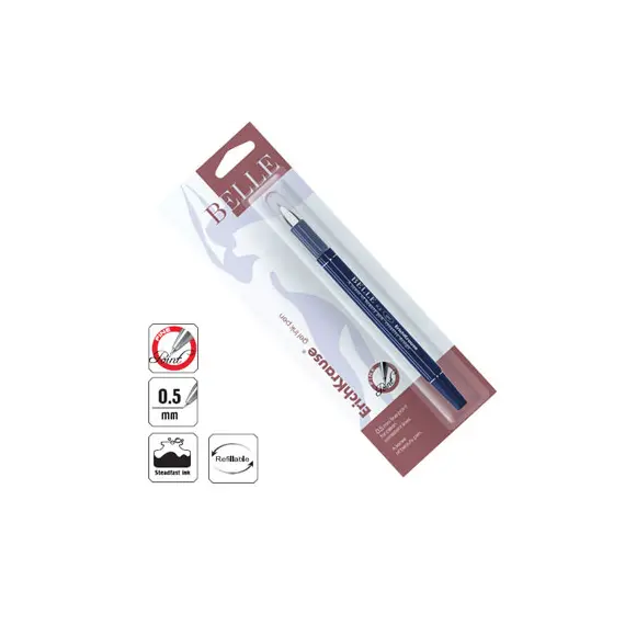 Esferográfica Gel EK Belle Azul 0,5mm ERICHKRAUSE - Caneta de Qualidade para Escrita Suave