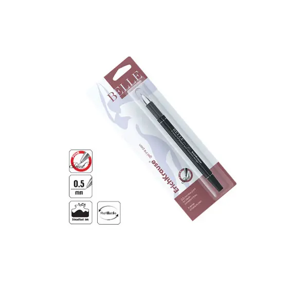 Esferográfica Gel EK Belle Preto 0,5mm ERICHKRAUSE | Loja online bluepixel.pt
