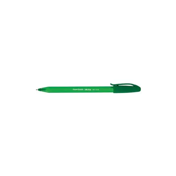 Esferográfica Paper Mate InkJoy 100 Verde 1mm - Pack de 50 unidades | Loja BluePixel