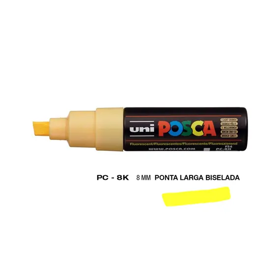 Marcador Posca PC-8K 8mm Laranja Fluor | Marca POSCA | Loja BluePixel.pt