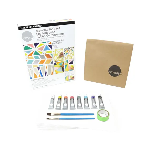 Conjunto Simply Set Creativo Masking Tape DALER ROWNEY | Materiais de Arte de Qualidade