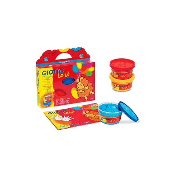 Kit de Guaches 150ml com Álbum Giotto Be-Be - Pintura Criativa para Crianças