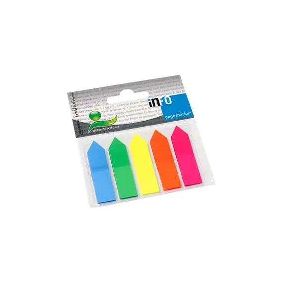Separadores Adesivos 12x44mm Setas Sortido - Infonotes | Organização e Etiquetas