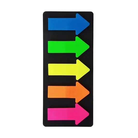 Separadores Adesivos 25x45mm Setas Sortido - Infonotes | Organização e Marcaçãp de Documentos