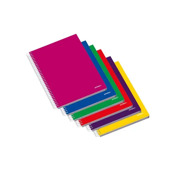Caderno Espiral A4 Quadriculado Ambar School - Resistente e Prático | bluepixel.pt