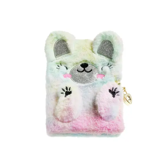 Diário Secreto 160x350mm Pautado My Secrets Urso - BACK2FUN | Loja online bluepixel.pt