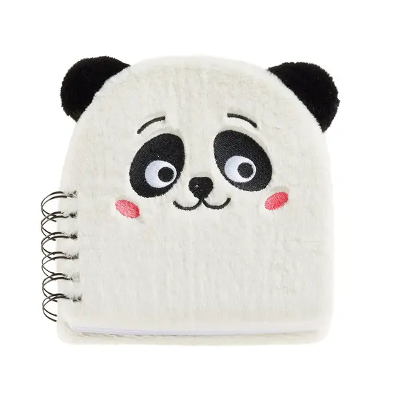 Bloco Espiral 160x160mm Peluche Panda - BACK2FUN | Produto criativo e de alta qualidade para desenhos e projetos