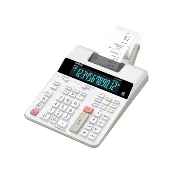 Calculadora Casio FR2650RC 12 Dígitos - Calculadora Secretária de Alta Precisão | bluepixel.pt