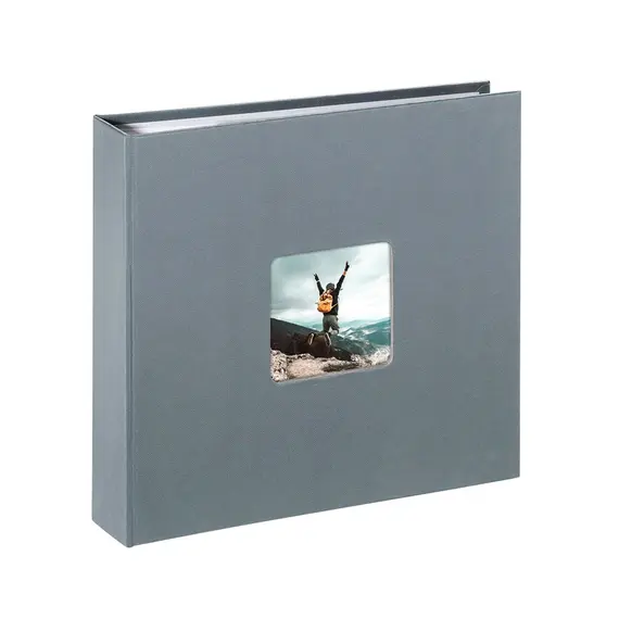 Álbum de Fotos Fine Art 22,5x22cm Cinza com 80 Folhas - HAMA | Loja BluePixel
