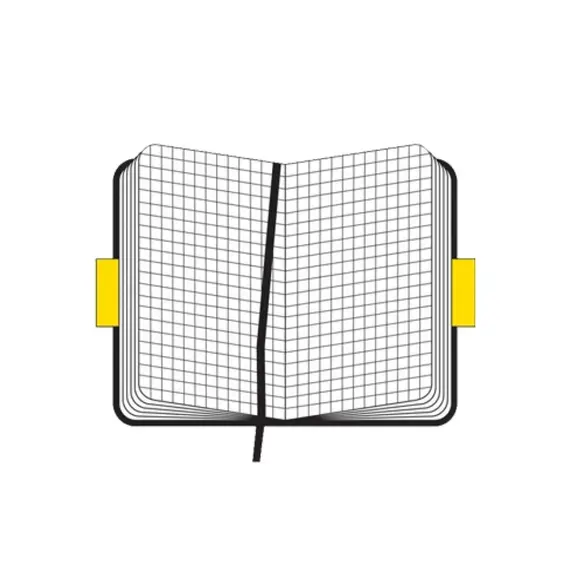 Bloco Notas de Bolso Quadri Vermelho Moleskine - Caderno portátil de alta qualidade