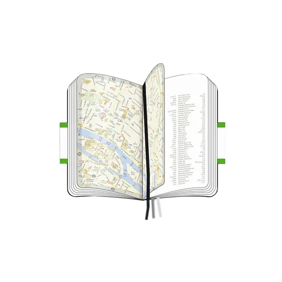 Bloco de Notas Moleskine com Mapa de Lisboa - Clássico e Elegante | bluepixel.pt