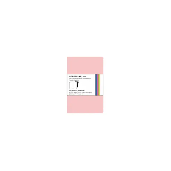 Caderno Moleskine Volant de Bolso Pautado Rosa - Pack 2 unidades | Loja BluePixel