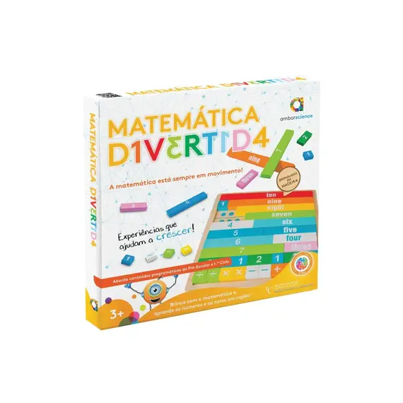 Jogo Matemática Divertida AMBARSCIENCE | Brinquedo Educativo para Crianças na bluepixel.pt