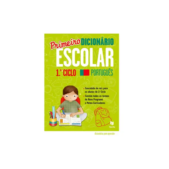 Primeiro Dicionário Escolar Ilustrado 1.º Ciclo NEUTRAL | Material Educativo para Crianças
