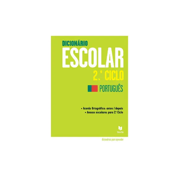 Dicionário Escolar 2º Ciclo de Português NEUTRAL | Material Escolar para Estudantes