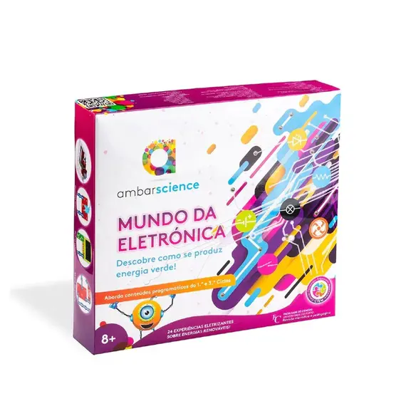 Mundo da Eletrónica Ambarscience - Kit educativo para aprender eletrónica de forma prática