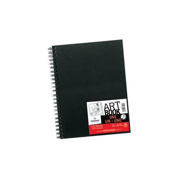 Bloco Espiral Gráfico Canson Sketch One A4 100g 80 Folhas | Material de Desenho de Qualidade
