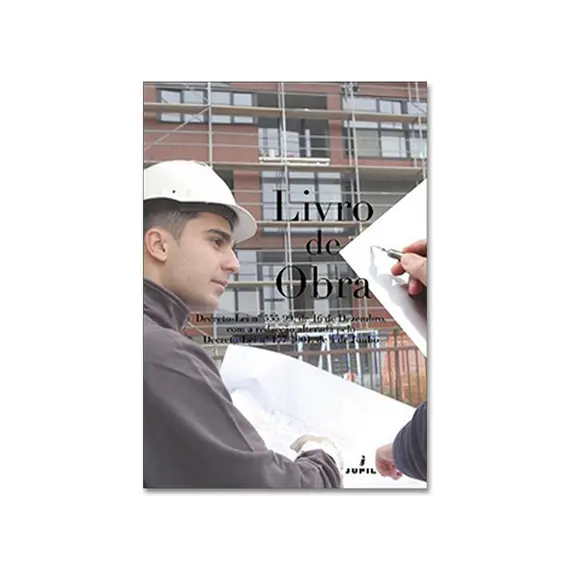 Livro de Registo de Obra Manual Jufilem Portugal | Organização de Projetos na BluePixel.pt