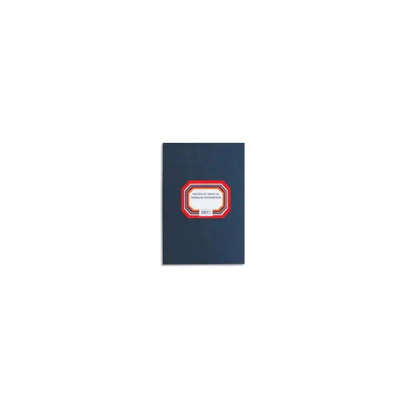 Livro de Registo de Horas de Trabalho Suplementar NEUTRAL - 50 Folhas | Loja BluePixel