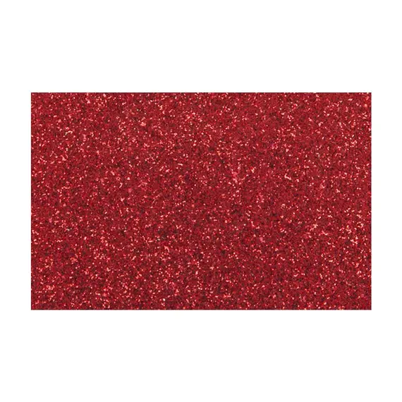 Placa de Cor Musgami Vermelho Glitter 50x70cm - Decoração Criativa na BluePixel