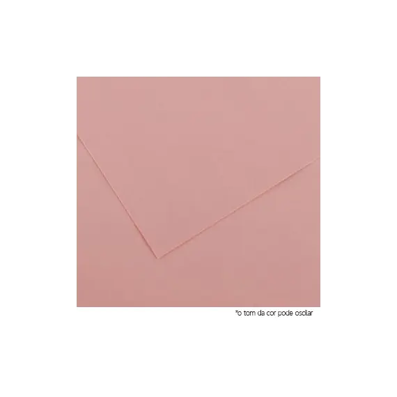 Cartolina Rosa 50x65cm Canson 185g - Papel de Alta Qualidade para Artes e Projetos