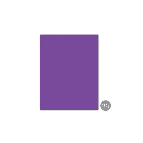 Cartolina A4 Violeta 180g NEUTRAL - 100 Folhas para Artes e Trabalhos Escolares