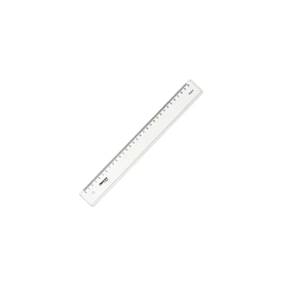 Régua de Plástico Cristal 30cm Aristo Geocollege AR23030 | Ferramentas de Medição de Qualidade